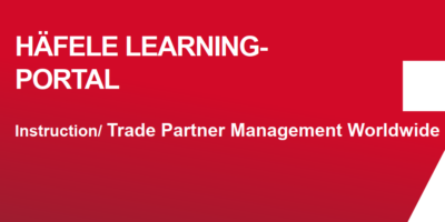 Häfele Learning Portal Guide
