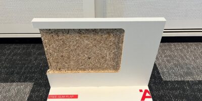 Häfele Mockup Free Slim Flap Demo Panel